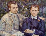 Portrait of Charles and Georges Durand Ruel, renoir